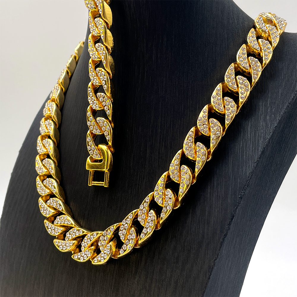 Ice Chain & Handband Special | Medium Cuban Link